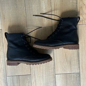 Madewell black combat boot